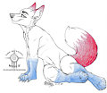 COMMISSION: Lounging Fox Sketch