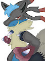 Mega Lucario by RocksRuff