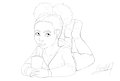 Tiffiny Enjoying A Soda