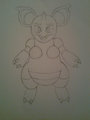 Nidoqueen Dakimakura Side A