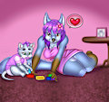 Playing with Elaina