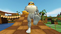 Big Bird's got feet~
