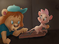The Lion and the Mouse by mousetache