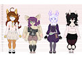 Char Refs Set 6 by Bratcatt