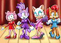 Tap Dancing Sonic Girls by ViralJP
