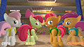 The Cutie Mark Pooting Crusaders by Spiderbone