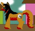 Flame in Friendship is Magic style by FlameWolf