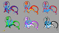 $5 custom aquade adoptables by CosmicXLight