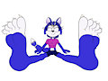 Krystal's Foot Flaunt by FeetyMcFoot