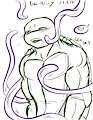 Tentacles x Leo warm up sketch