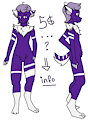 Adoptable - Purple Feline by DexterLittle9