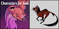 Characters for Sale by skullery