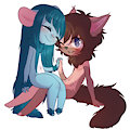 Cute Fluffy Couple!