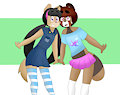 Abby and Martha - Clothed by mcfly0crash