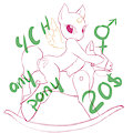 YCH - Save a Pony, Ride a Pony by CubbyHooves