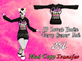 Female Reverb Hoodie "Curvy Gamer" Mod by MilkshakeJunkie