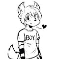 a boy by Crackers