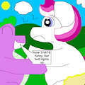 Spike Laughs at G3 Shimmer Shine (Redrawn)
