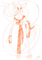 Personal Art - Yokubou Matsumori (Sketch)