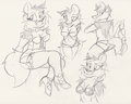 Nadya Lingerie Sketch Page