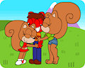 Squirrel, Quentin and Suzy