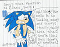 Sonic's true reaction to Elise's smile
