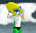Surf's Up Wolfie! by Lownleinhigh