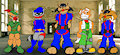 Various vigilantes by Howdidwegethere