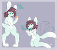 Bun & Pup by GrimEV