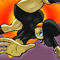 Brick Chick's Slick Trick Dick-Kick by Norithics