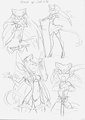 Satsuki Kiryuin Crossover doodles - Blaze