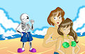 EN LA PLAYA ME ENAMORE COMIC