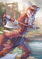 WereFox the Guardian Zorro hybrid