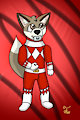 Theo red ranger by Ruxin