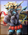At the playground with the imp