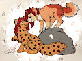 Smols together by ZariCat