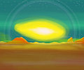 Gas Cloud Explosion on the World of the Barren Womb