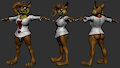 Bubsy 3D sculpt WIP UP01 by Kruk