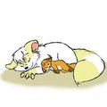 Naptime Cuddles - SachiCoon by KennyKitsune