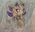 Shark mermaid Violet