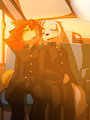 sleepy sunset glow by TsuchinokoDASH