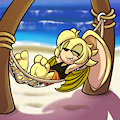 Beach Lounge by kittygomou