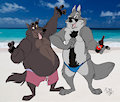 Bill and Bradford Blake by hyenafur