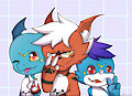 The Digimon Three by Vee4eva