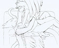 A couple on sofa