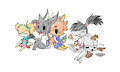 Chibi Friends by Fade