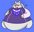 Poofy Toriel by B3NN1