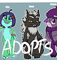 *ADOPTABLES*_Colorful critters