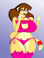 Gift Art: Cat Keyhole Lingerie Kathy