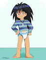Mokuba: The Diaper Model (Commission)